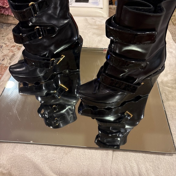 Louis Vuitton Paris Runway platform wedge 41 boots - Picture 2 of 8